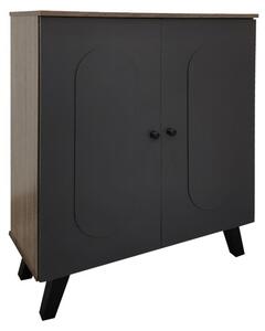 Шкаф за обувки Cathi Кафяв 80x34x95 см