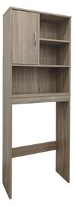 Шкаф за баня за пералня Tazien Sonoma 60x24x168.5 см
