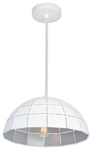 Top Light Apolo 40B - Пендел 1xE27/40W/230V бял/сребрист