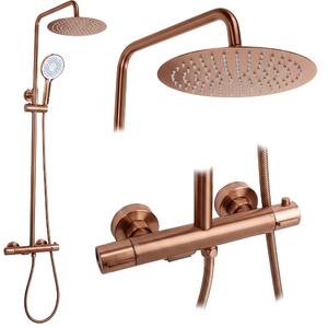 Душ система с Термостат Rea Drop Brush Copper