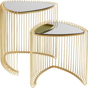 Помощна маса Wire Triangle Gold (2/Set)