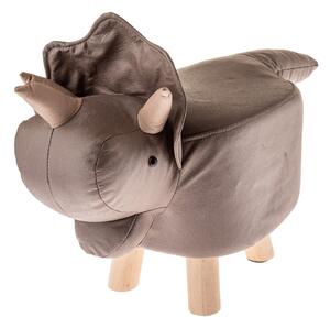 Сиво-бежова детска табуретка Rhino – Dakls