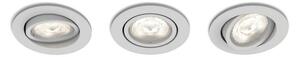 Philips 50113/87/P0 - К-кт 3 бр. LED Димируеми лунички CASEMENT LED/4,5W/230V