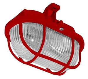 Външна лампа за таван OVAL 1xE27/60W/230V IP44