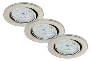 Briloner 7220-032 - К-кт 3бр. LED лунички за вграждане в баня FIT 1xGU10/5W/230V