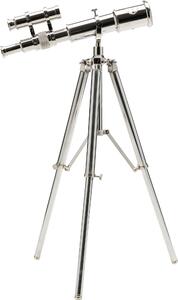 Деко обект Telescope Silver Clock 49cm