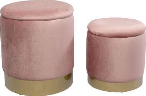 Табуретка Cherry Storage Rose Brass (2/Set)