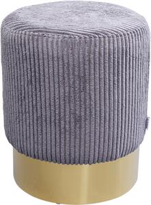 Табуретка Cherry Grey Cord Brass Ø35cm