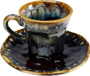 Чаша с чинийка Lio Dark Blue