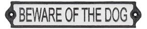 Знак от излято желязо 26x5 cm Beware of the Dog – Esschert Design