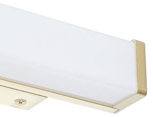 Стенна лампа за баня месинг 32 см с LED IP44 - Cascada