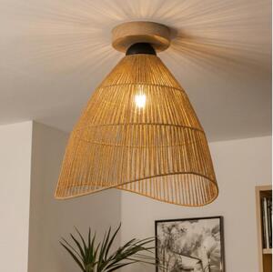Brilagi - LED прикрепен полилей CERIA BOHO 1xE27/40W/230V Ø 70 см кафяв/дъб
