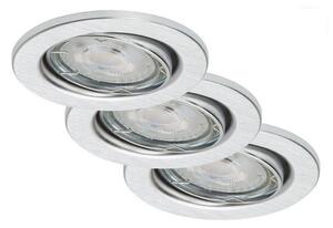 Briloner 7149-039-К-кт 3бр. LED димируеми лунички за баня 1xGU10/5W/230V IP23