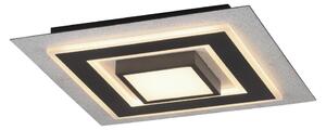 JUST LIGHT. 14439-21 - LED таванно осветително тяло CICHIO LED/18,5W/230V + LED/9W черно