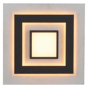 JUST LIGHT. 14439-21 - LED таванно осветително тяло CICHIO LED/18,5W/230V + LED/9W черно