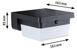 Paulmann 95748 - LED/2,3W IP44 Соларно осветително тяло за стена със сензор ISLEEN 3,7/230V