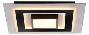 JUST LIGHT. 14439-21 - LED таванно осветително тяло CICHIO LED/18,5W/230V + LED/9W черно