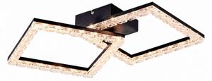 JUST LIGHT. 14732-18 - LED таванен плафон GLITRA LED/17,5W/230V черен