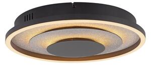 JUST LIGHT. 14409-21 - LED таванно осветително тяло GLITTY LED/22W/230V Ø 40 cm черно