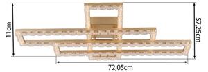 JUST LIGHT. 14733-60 - LED таванно осветително тяло GLITRA LED/35W/230V златно