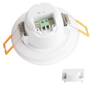 Комплект от 6 вградени прожектори бели с LED 3-степенна димираща IP65 - Blanca