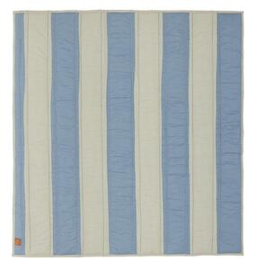 Синьо /кремаво детско килимче за игра 130x140 cm Striped – OYOY Mini