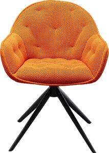Въртящ се стол Carlito Mesh Orange