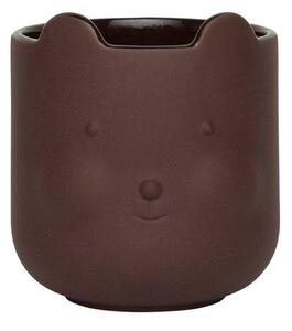 Теракотено ръчно изработено покритие за кашпа ø 9 cm Bear – OYOY Mini