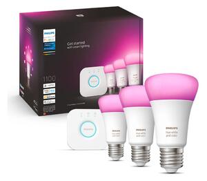 Базов к-кт Philips Hue WACA 3xE27/9W/230V 2000-6500K + взаимосвързващо устройство