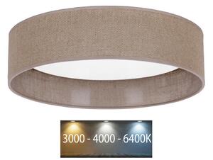 Brilagi - LED Плафон VELVET LED/24W/230V 3000/4000/6400K кафяв