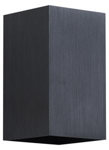 Модерна стенна лампа Gunmetal квадратна 2-лампи GU10 50mm - Sandy