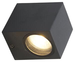 Комплект от 3 интелигентни стенни лампи черни IP44 вкл. Zigbee GU10 - Baleno
