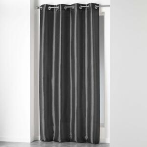 Тъмносиво перде от микросатен 140x240 cm Shana – douceur d'intérieur