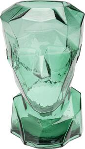 Ваза Prisma Face Green 30cm