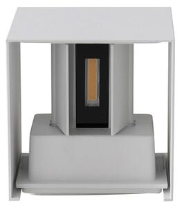 Външна стенна лампа бяла с LED 2-светлина IP54 - Edwin
