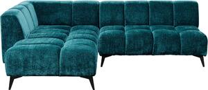 Ъглов диван Nia Glam Dark Green Left 250cm