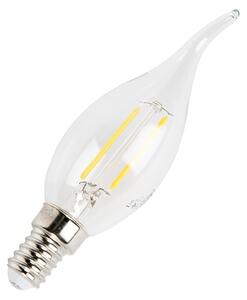 Комплект от 5 E14 димируеми LED нишки крушки свещ 250lm 2700K