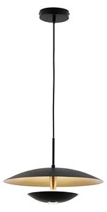 LED полилей на кабел MONICA LED/16W/230V черно/златисто