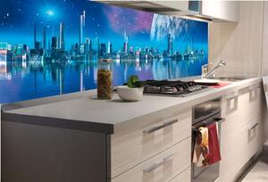 Фототапет за кухня - град на бъдещето 180 x 60 см