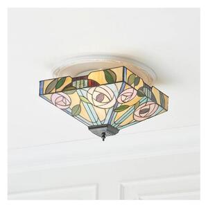 Endon 70699 - Таванно осветително тяло Tiffany WILLOW 2xE27/60W/230V 35x35 см
