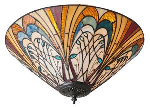 Endon 70241 - Таванно осветително тяло Tiffany HECTOR 2xE27/60W/230V Ø 40 см
