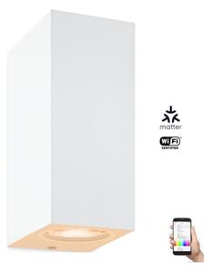 WiZ - LED RGBW Димируем аплик UP&DOWN 2xGU10/4,7W/230V бял Wi-Fi