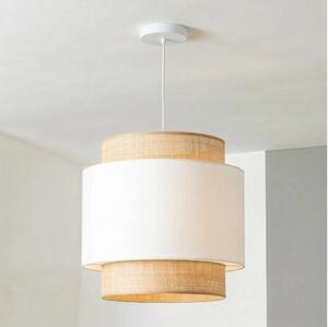 Brilagi - LED полилей на кабел CERIA 1xE27/40W/230V Ø 30 см бежов/бял