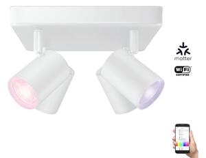 WiZ - LED RGBW Димируем спот IMAGEO 4xGU10/4,9W/230V бял Wi-Fi