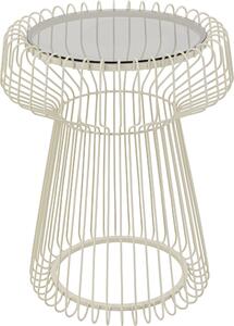 Помощна маса Lisboa White Ø38cm