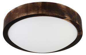 Brilagi - LED таванен плафон CARVALHO SLIM SMOKEY LED/20W/230V, дъб, Ø 27,5 см