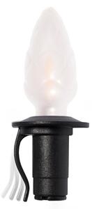 Разширителна външна LED гирлянда CONE FILAMENT 20xE10 14m цветна/топло бяла IP44