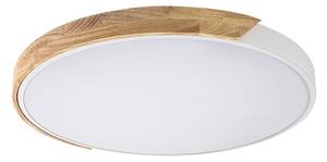 Rabalux 71419 - LED таванно осветително тяло MAPLE2 40W/230V 3000/4000/6500K бяло/дъб Ø61 см