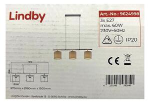 Lindby - Пендел ZALIA 3xE27/60W/230V