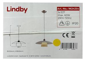 Lindby - Пендел DOLORES 1xE27/60W/230V